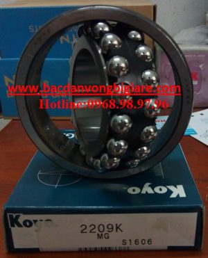 VÒNG BI-BẠC ĐẠN-NHÀO-TRÒN-2 DÃY-KOYO-2209-2209K-NHẬT