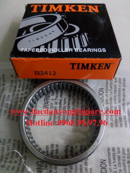 VÒNG BI - BẠC ĐẠN B3412 TIMKEN