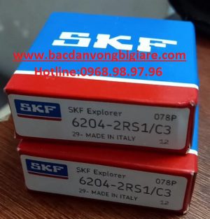 VÒNG BI BẠC ĐẠN 6204 2RS1.C3